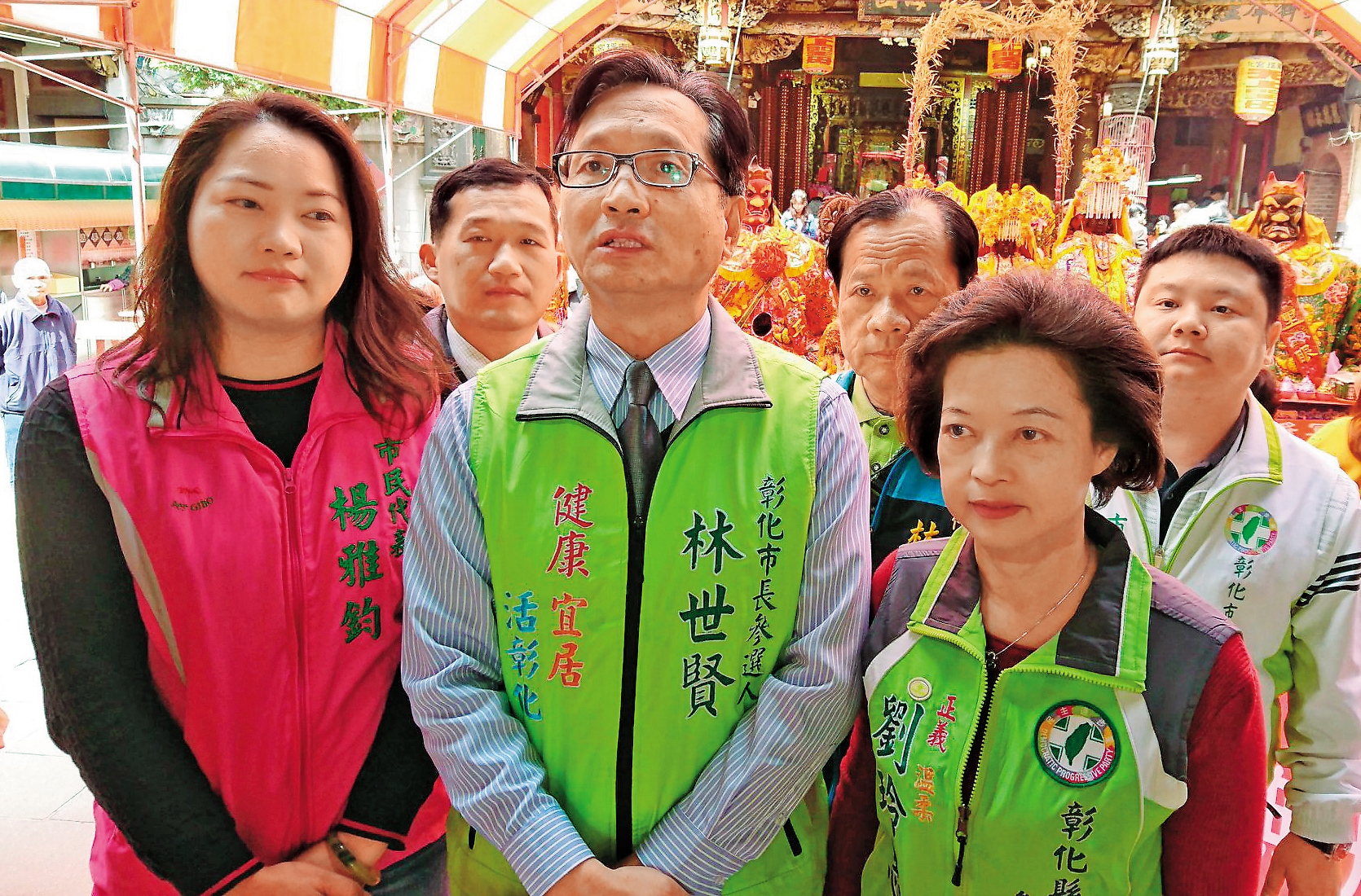 5年前林世賢參選彰化縣議員未替助理保勞健保，導致助理發生職災後卻領不到保險理賠金。