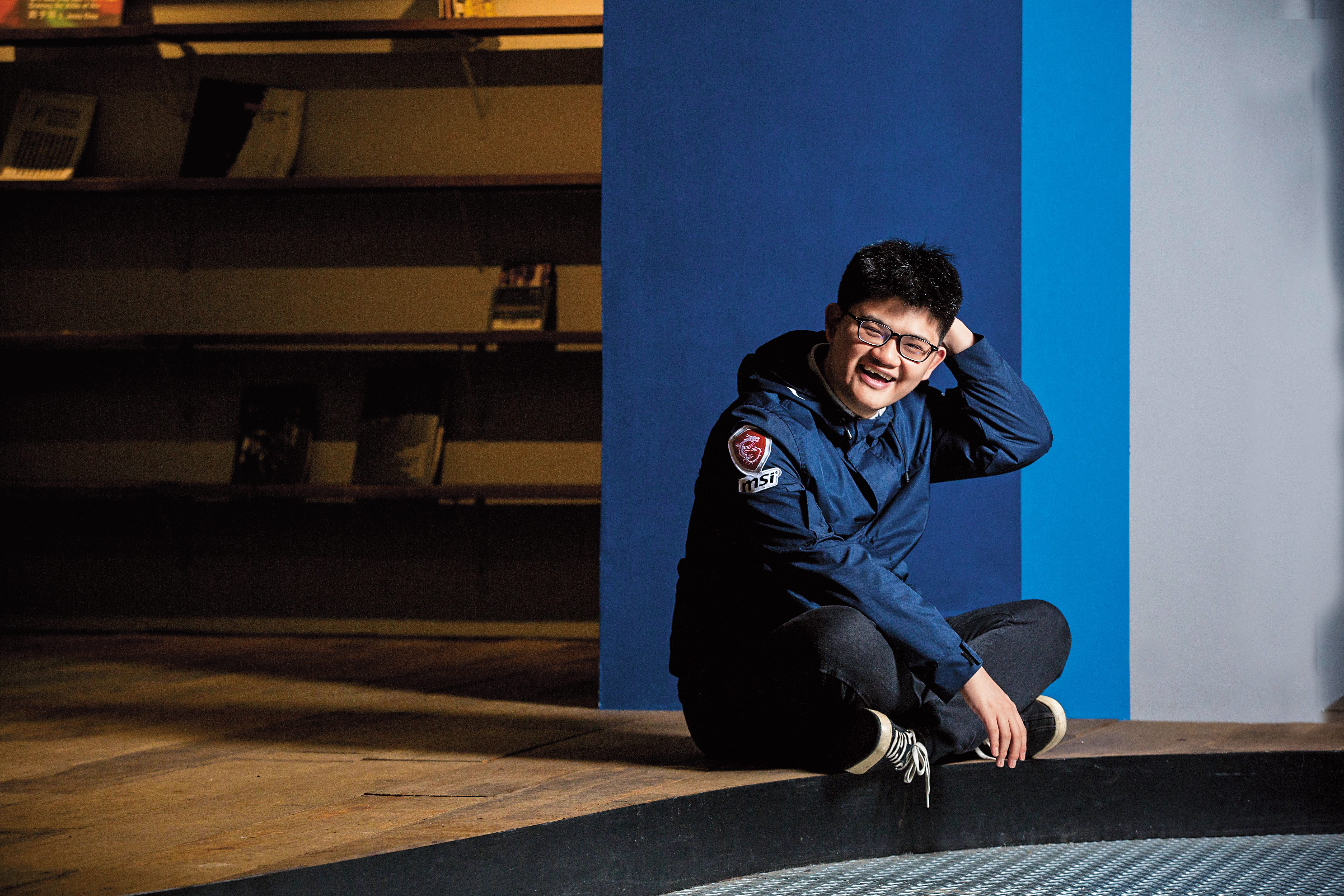 出門逛街跟打電玩，你會選哪一個？陳威霖笑著說：「我當然選打電玩這一邊。」