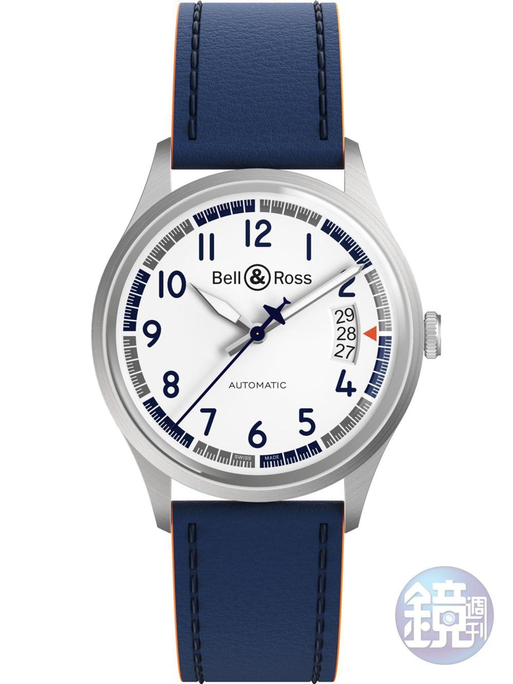 《BRV1-92》 CAL.302自動上鏈機芯/不鏽鋼材質/錶徑38.5mm/時、分、秒指示/日期顯示/藍寶石水晶鏡面/防水100米/皮革錶帶/限量999只/建議售價：NT$ 79,000