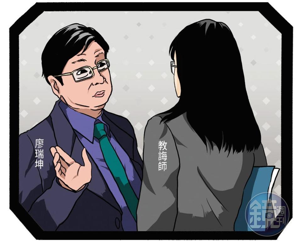 台中監獄教化科長廖瑞坤攻讀EMBA，竟透過教誨師在受刑人中，物色論文槍手。