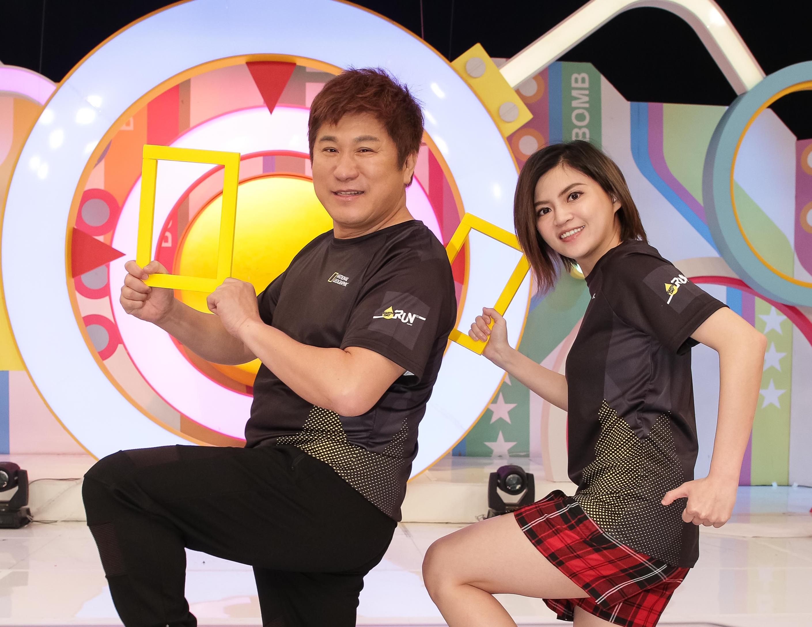 胡瓜與瑪莉亞將參加國家地理世界地球日路跑活動。（衛視中文台）