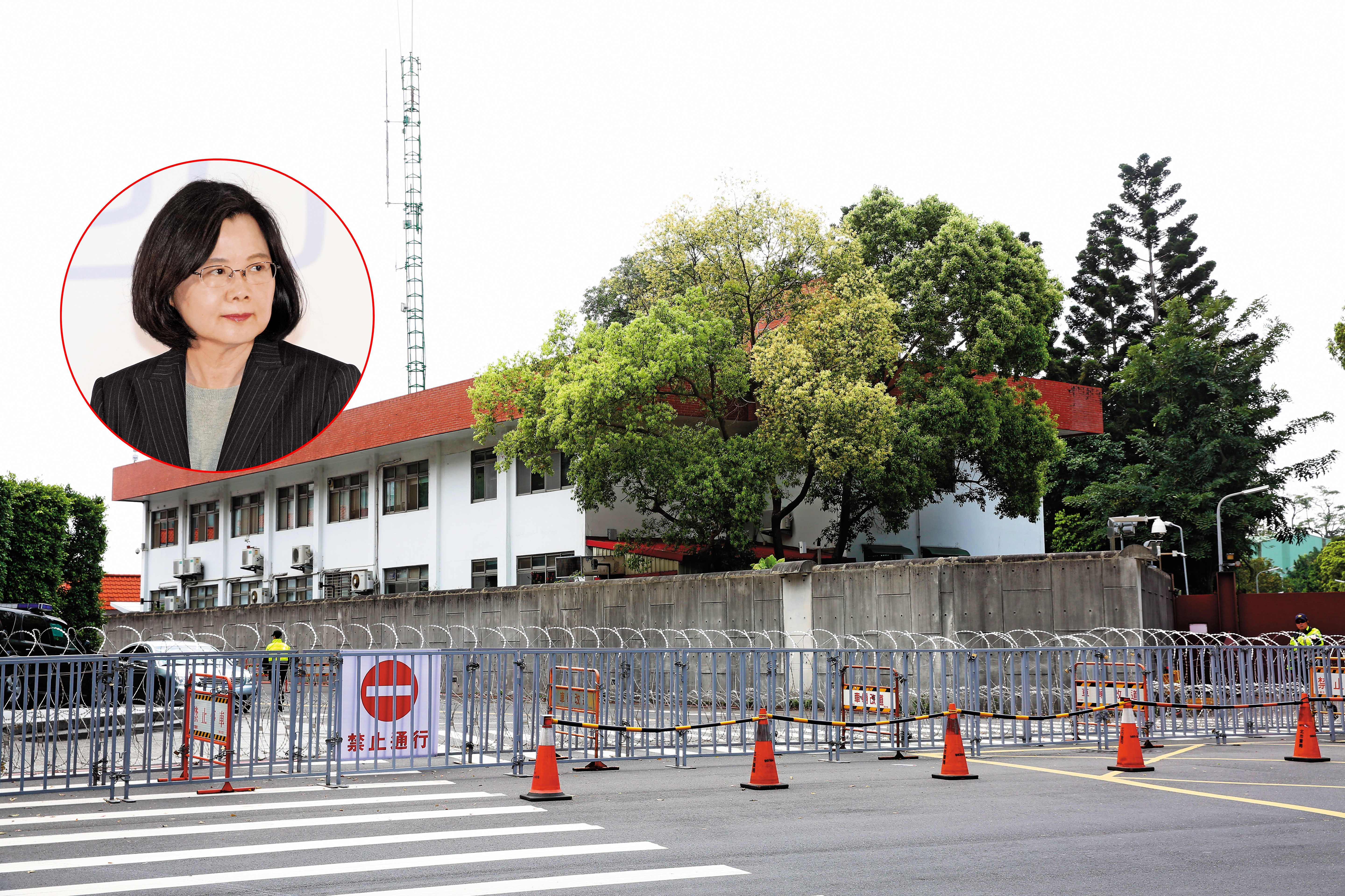 總統蔡英文去年12月初某日上午在總統寓所辦公，距離約50公尺處竟發生憲兵警衛官開槍事件，讓元首維安拉警報。