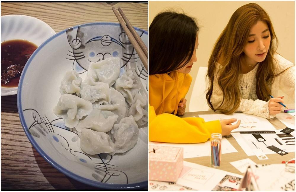 呂銳在臉書po出情人節晚餐,餐桌和許維恩家中極為類似。(翻攝網路)