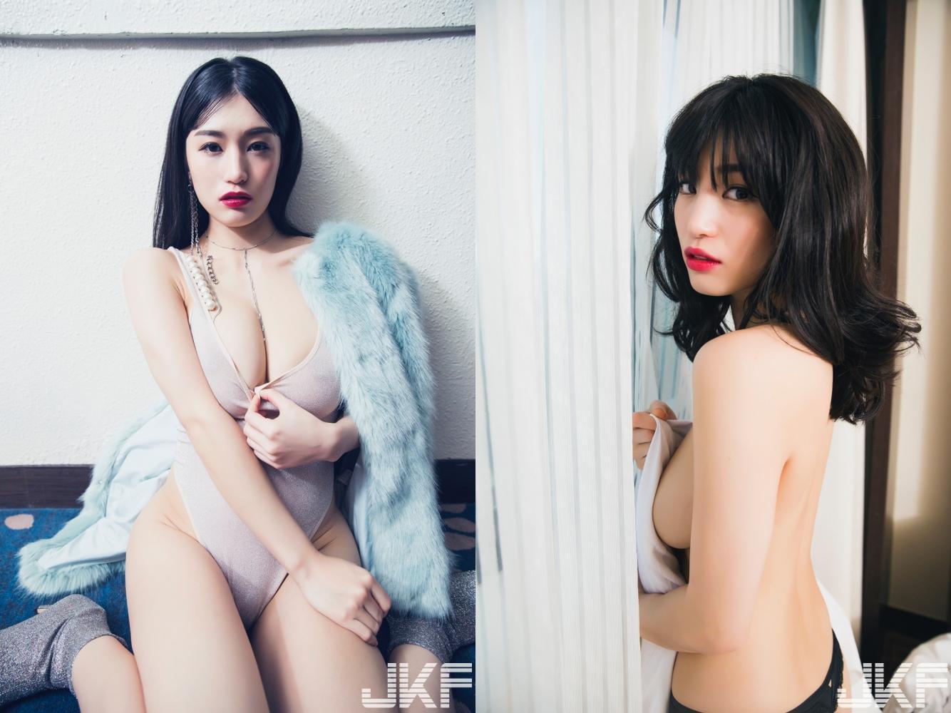 高橋聖子為JKF雜誌拍攝4月號封面,並將於8月來台出席台北國際成人展。(JKF提供)