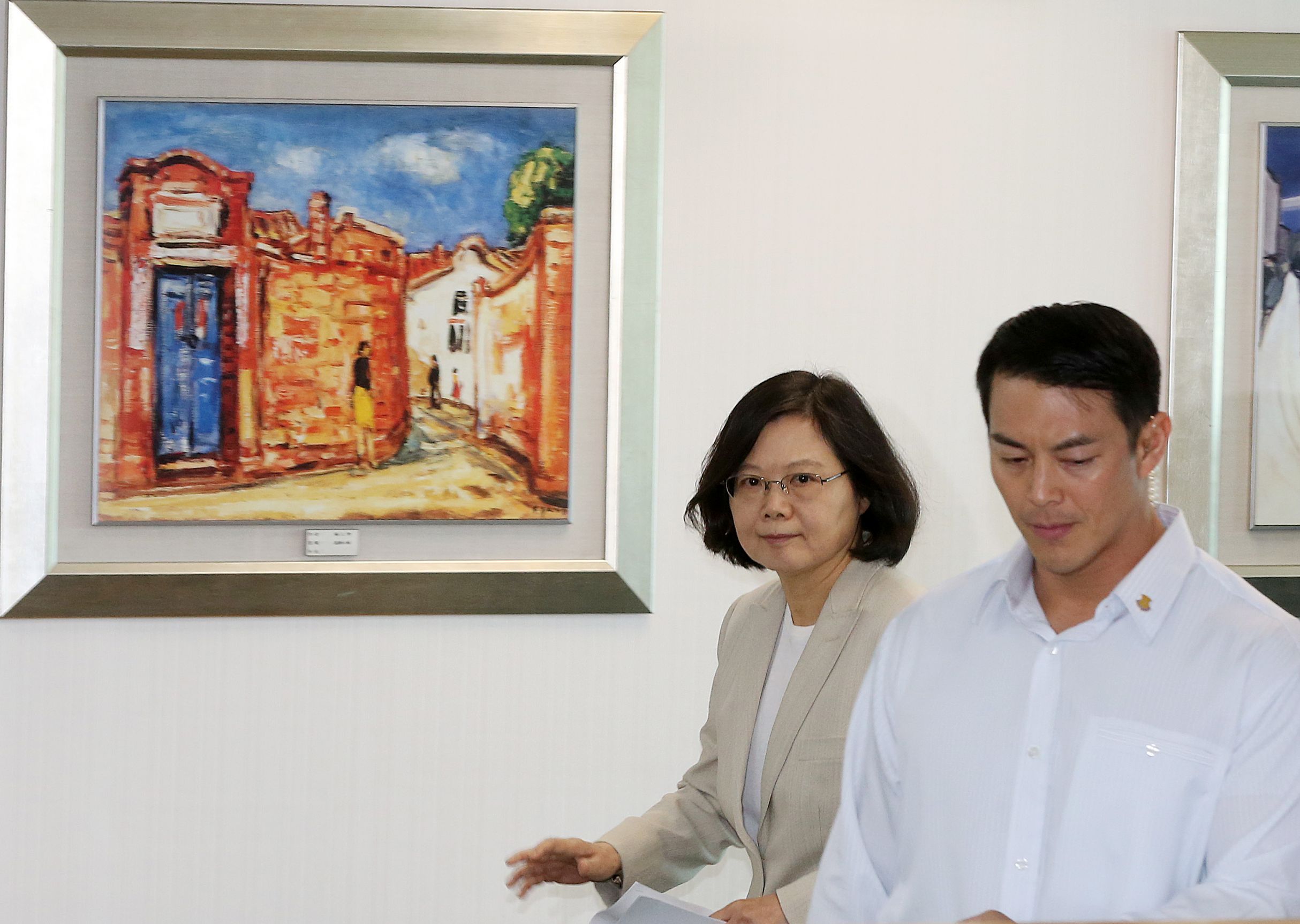 總統蔡英文出席民進黨中常會。（資料照）