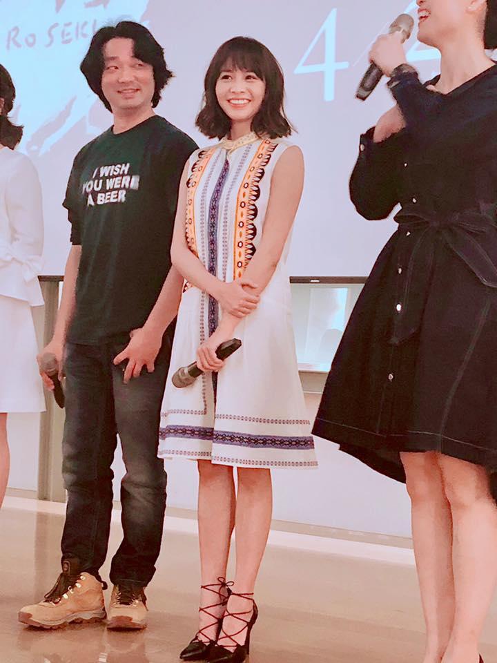 黃姵嘉獻出許多第一次，首次演媽媽，詮釋生小孩過程的痛苦。（黃姵嘉臉書）