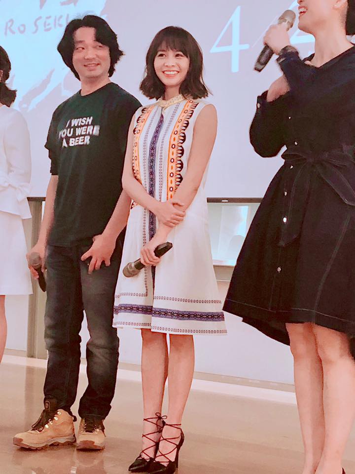 黃姵嘉獻出許多第一次，首次演媽媽，詮釋生小孩過程的痛苦。（黃姵嘉臉書）