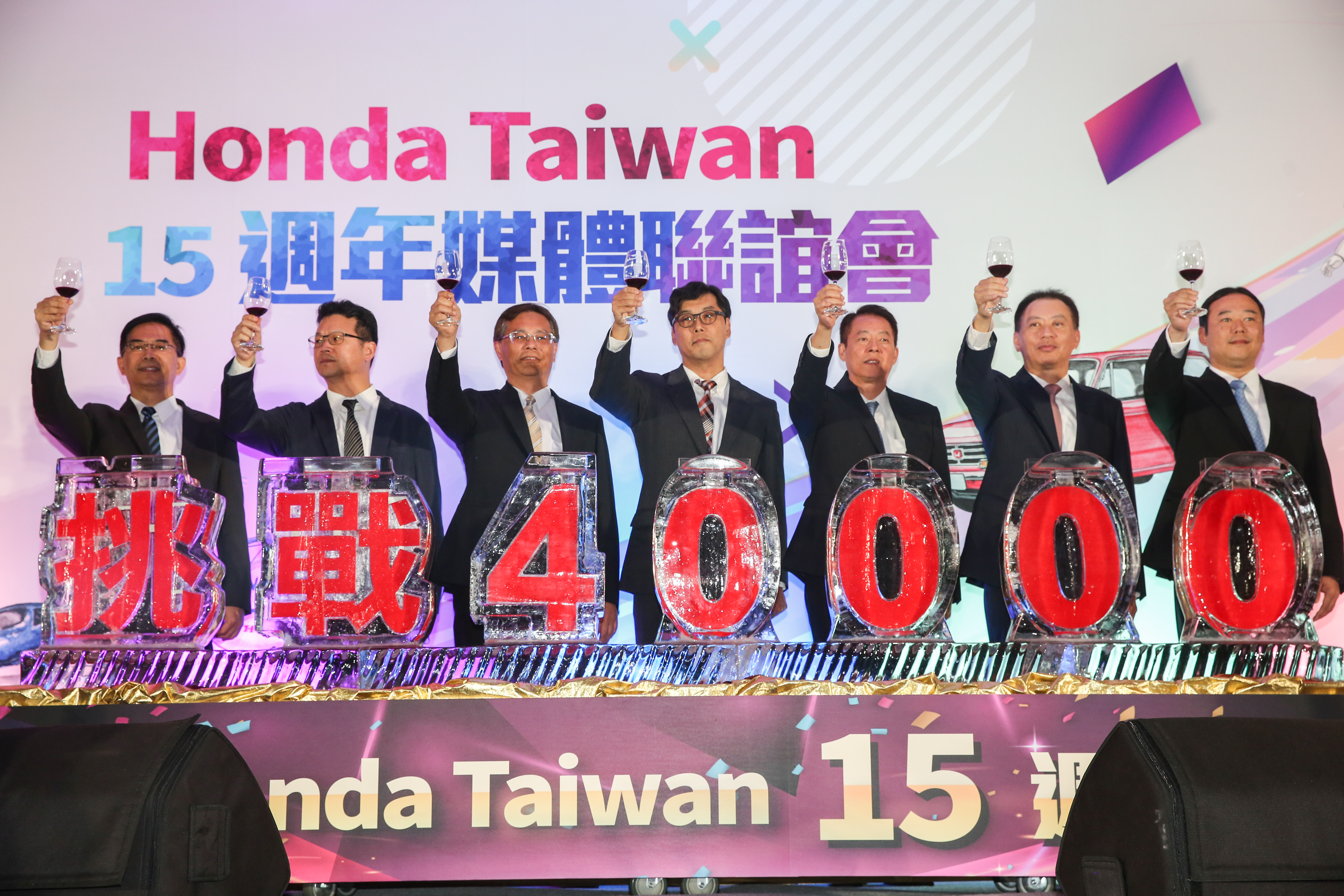 Honda Taiwan董事長伊藤隆人許下在台年銷4萬台的挑戰目標。