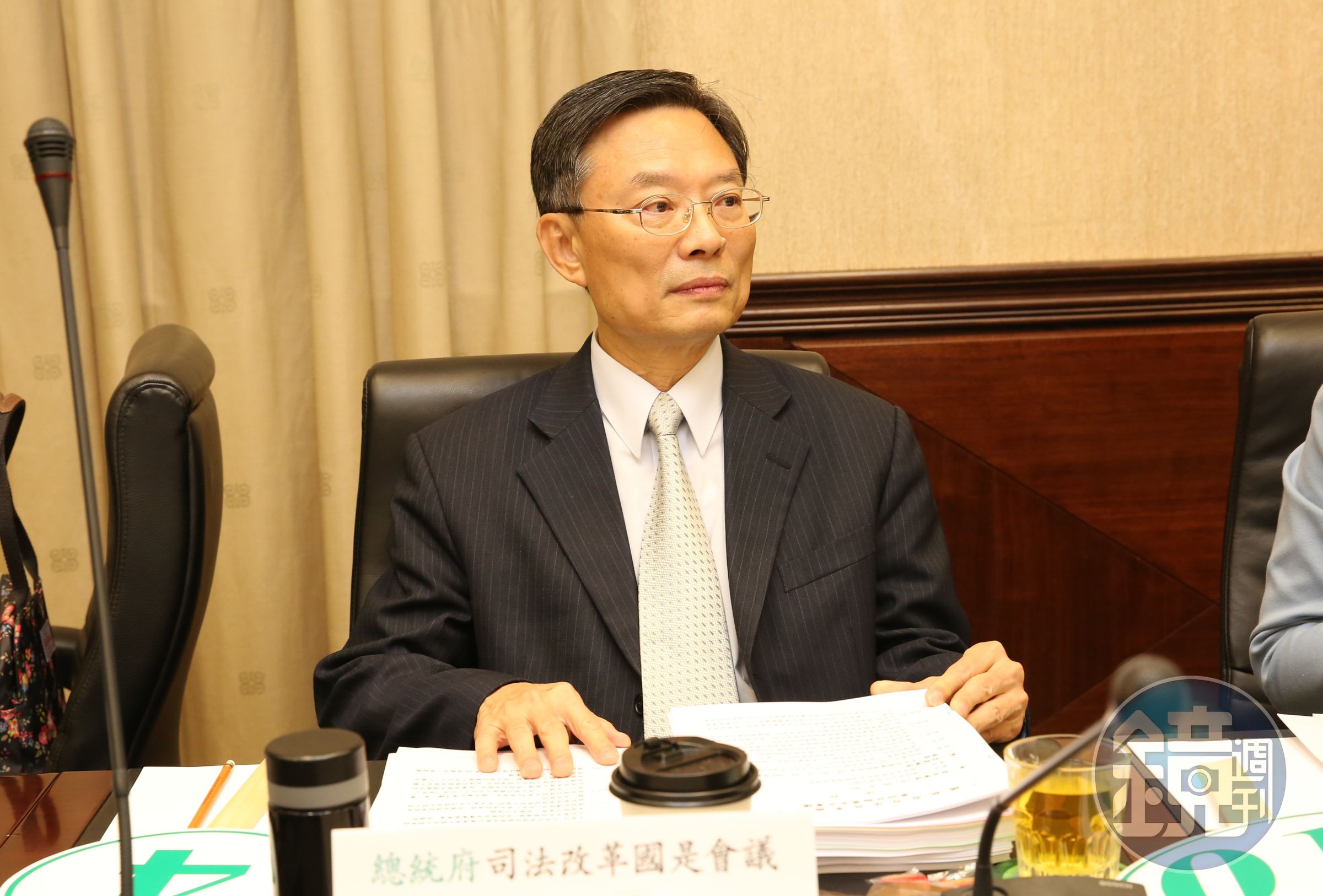 總統蔡英文今天提名現任台中高分檢檢察長江惠民（圖）為新任檢察總長。