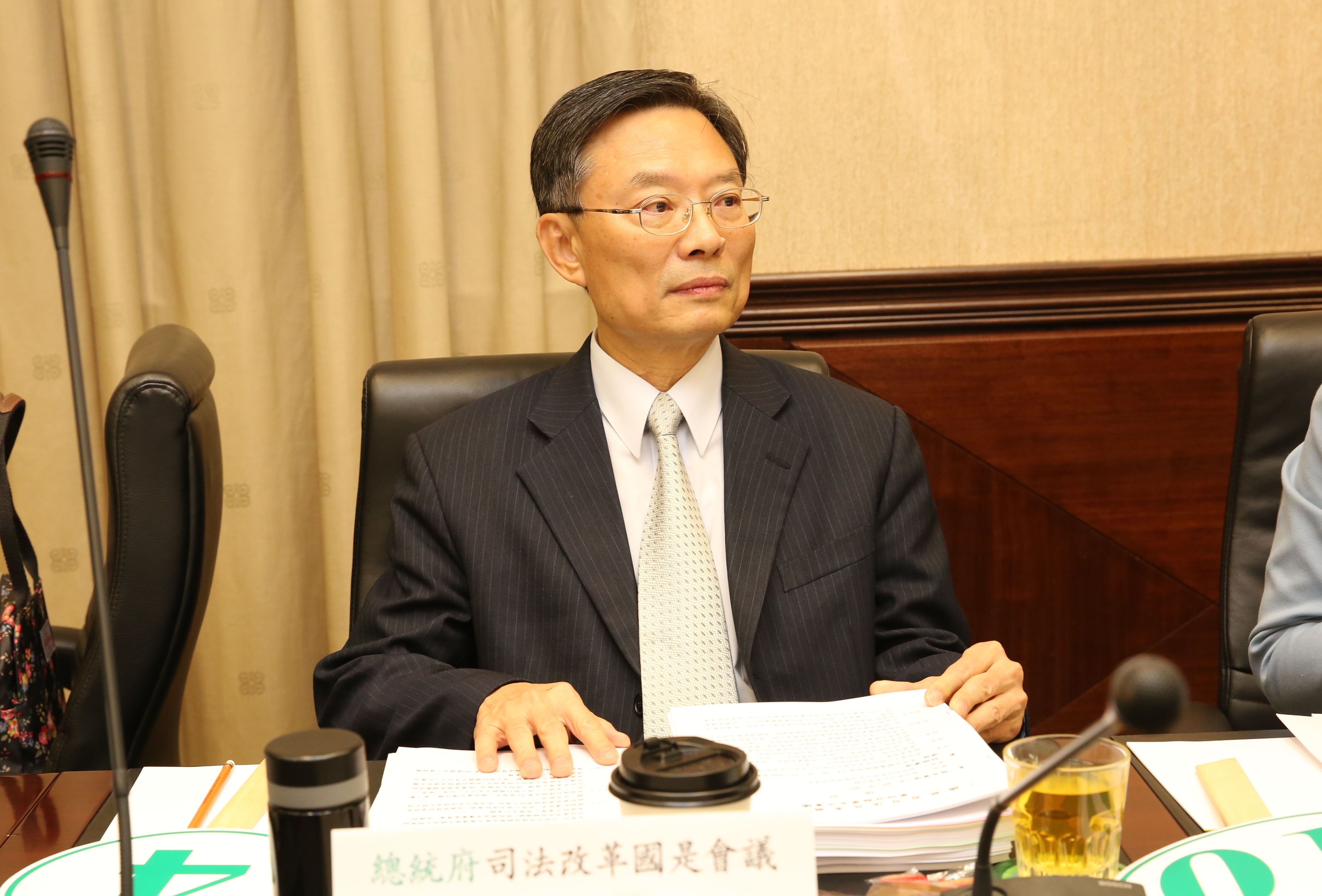 總統蔡英文今天提名現任台中高分檢檢察長江惠民（圖）為新任檢察總長。