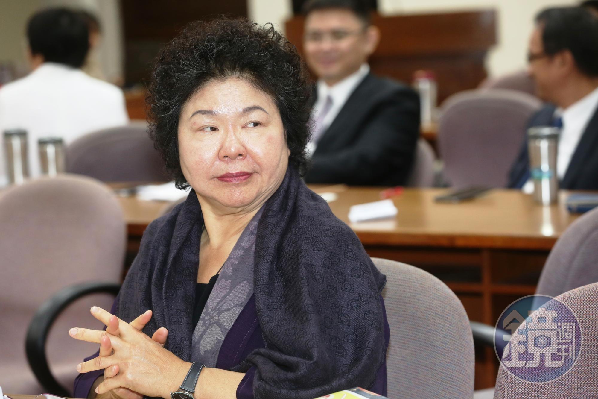 前總統陳水扁爆料，外傳高雄市長陳菊（圖）將接任總統府祕書長，其實1月中旬就有此傳言。