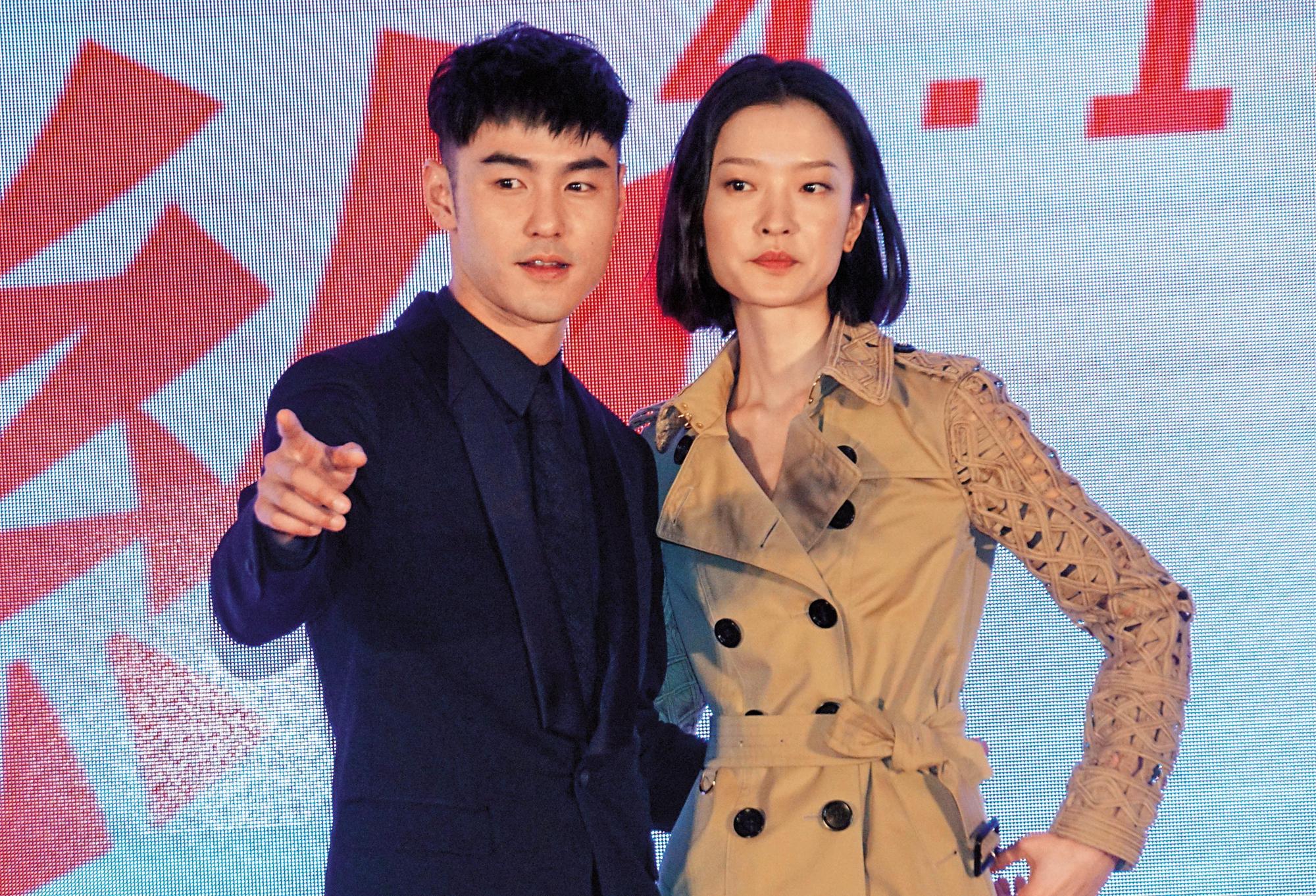 阮經天因跟中國超模杜鵑（右）合作《紐約紐約》瘋傳戀情，但兩人雙雙否認。（東方IC）
