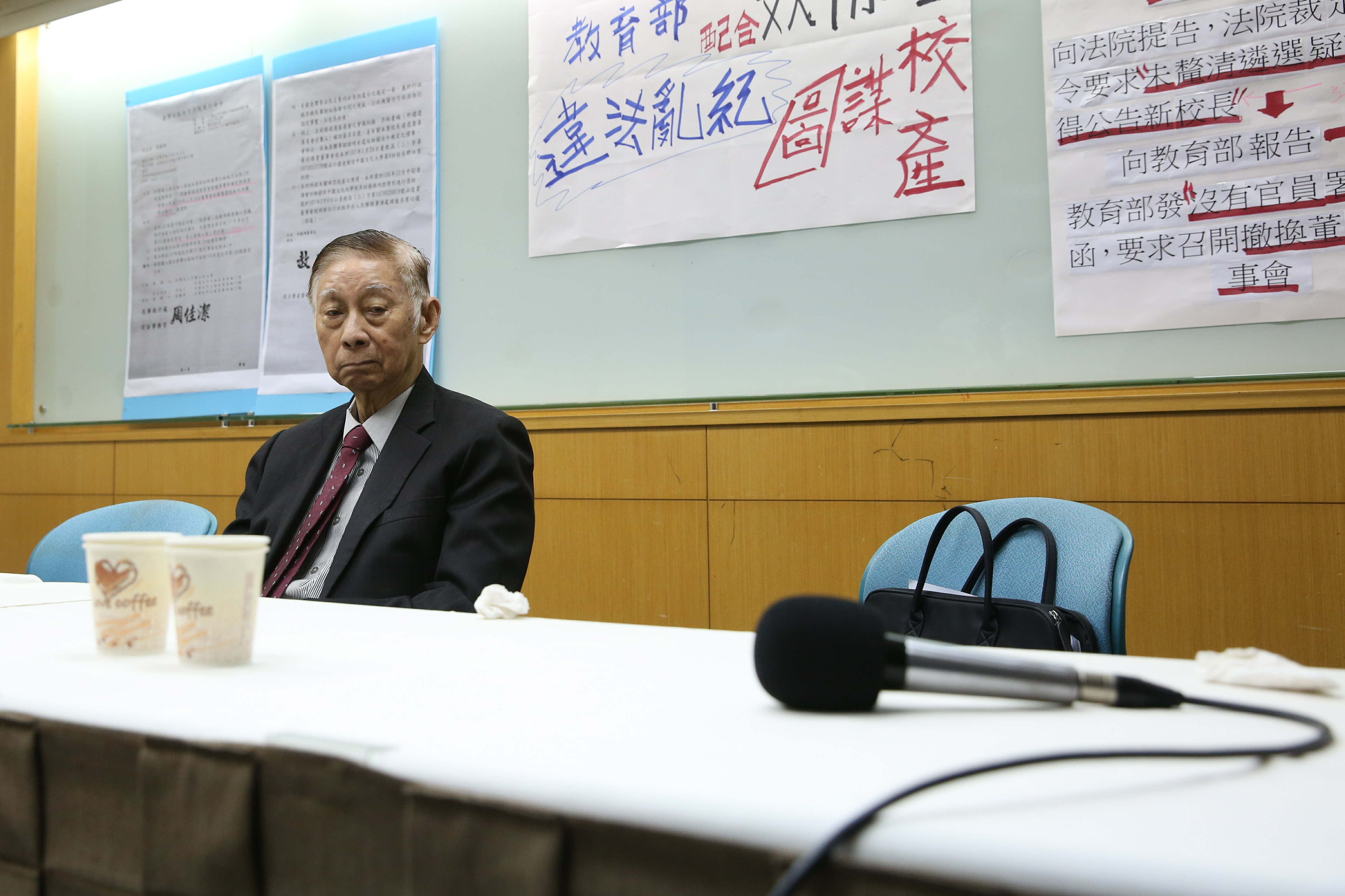 文大董事長張鏡湖打破沉默,首度公開指控有4位董事圖謀校產。