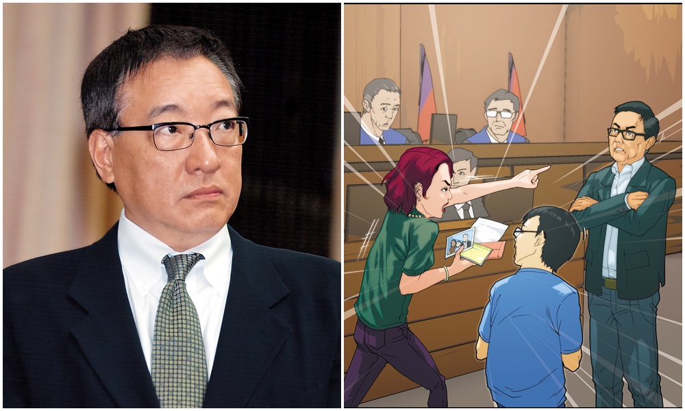 台泥辜家大女婿胡其龍驚爆與2女外遇，並生下2子。（圖左翻攝自聯合知識庫）