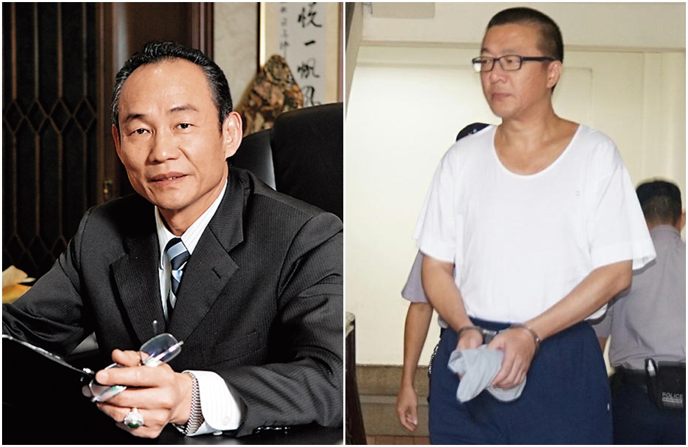 陳振豐（左）白手起家，但爭議也不少，他與基隆市前議長黃景泰（右）關係不錯。（左圖翻攝國統官網）