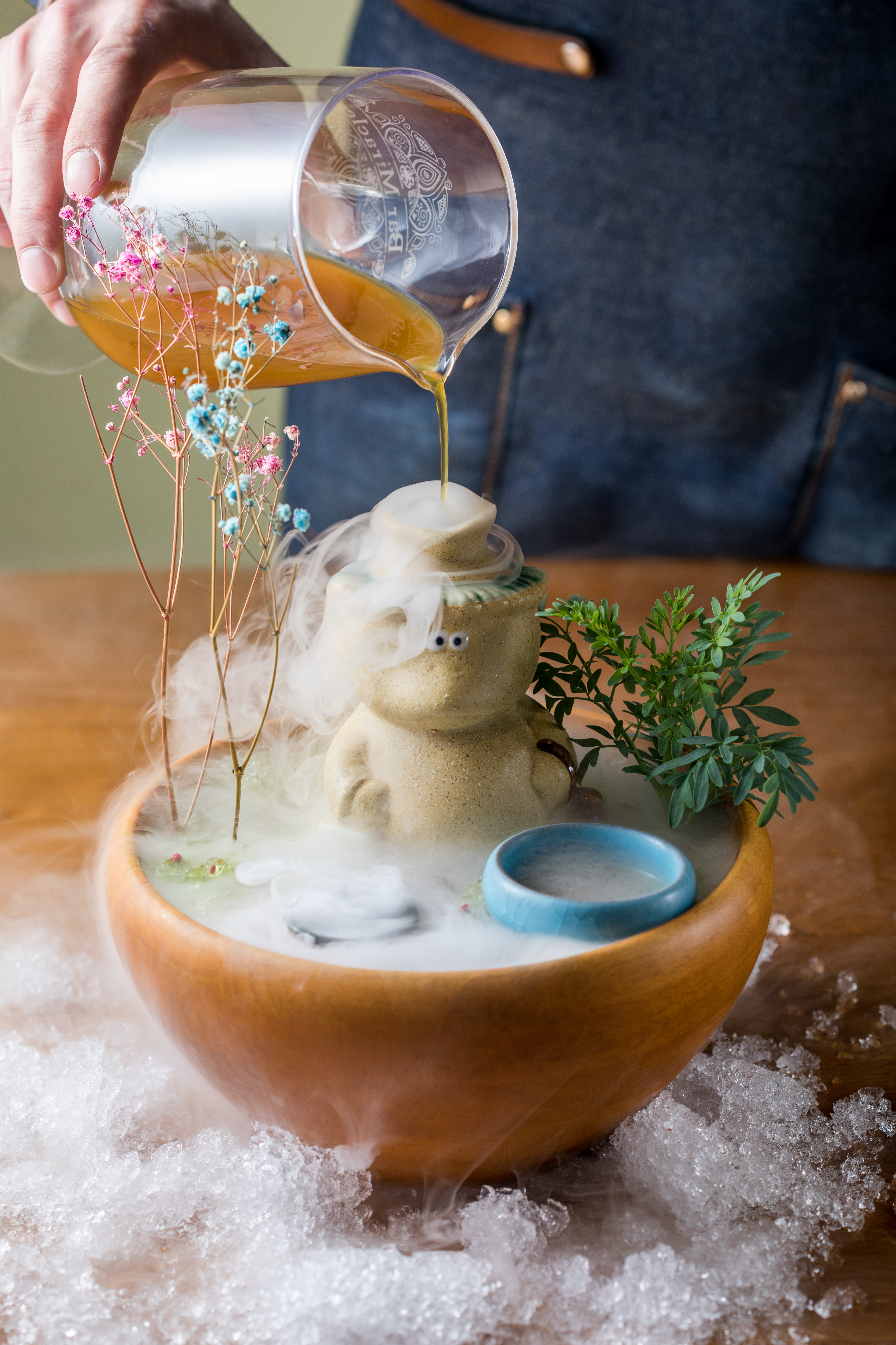 「河童之夏」由酒器到酒體風味,巧妙提襯引味。(400元/杯)