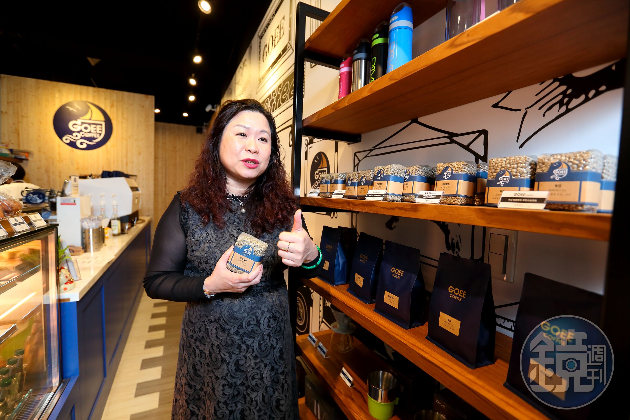 精品咖啡當道，方淑宜瞄準外帶市場，推出更具個性化的全新品牌。