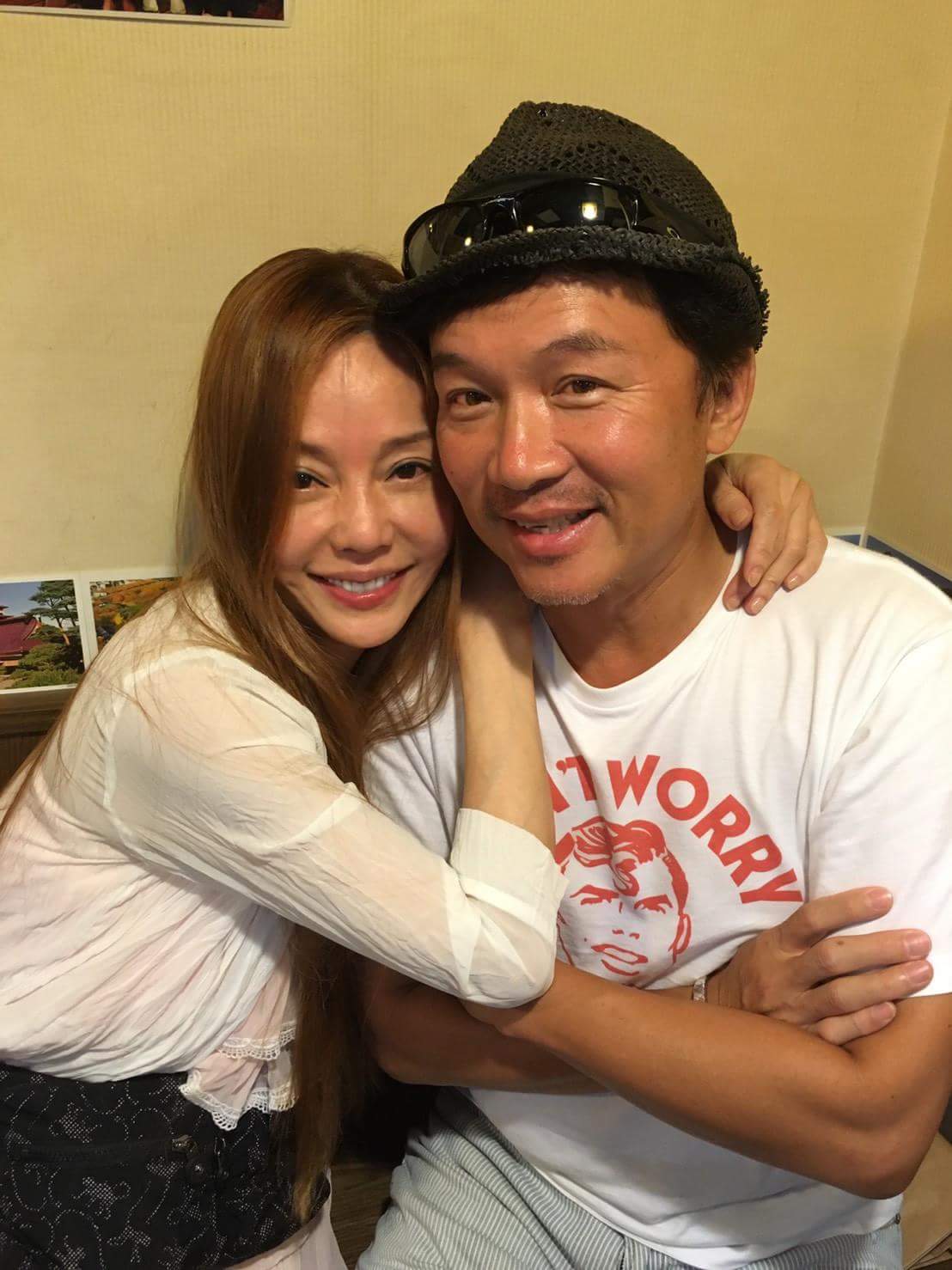 兩人已於2日見到兒子孫安佐。（翻攝狄鶯、孫鵬臉書）