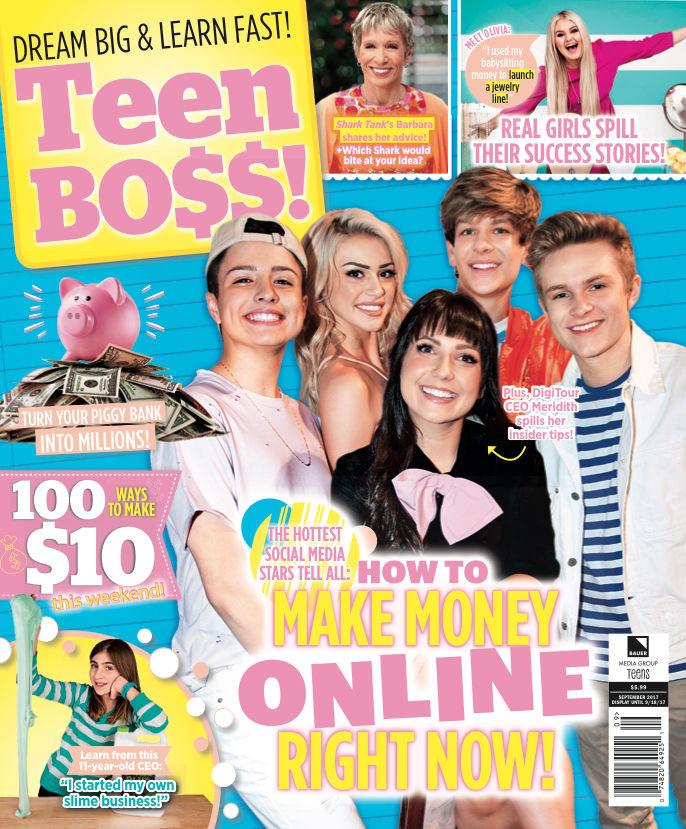 《Teen Boss》內容一切向錢看的取向引起非議。(擷自Teen Boss網站)