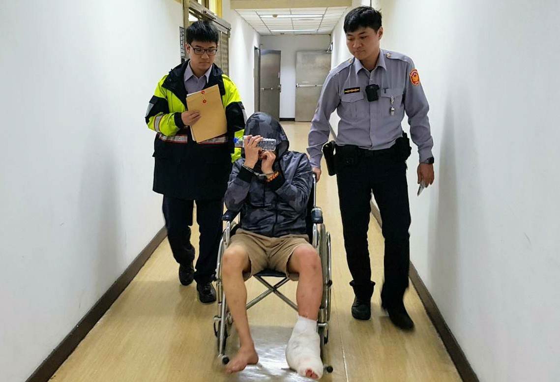 譚嫌有多項毒品等刑案資料，3月初因工作不慎受傷住進加護病房。（警方提供）