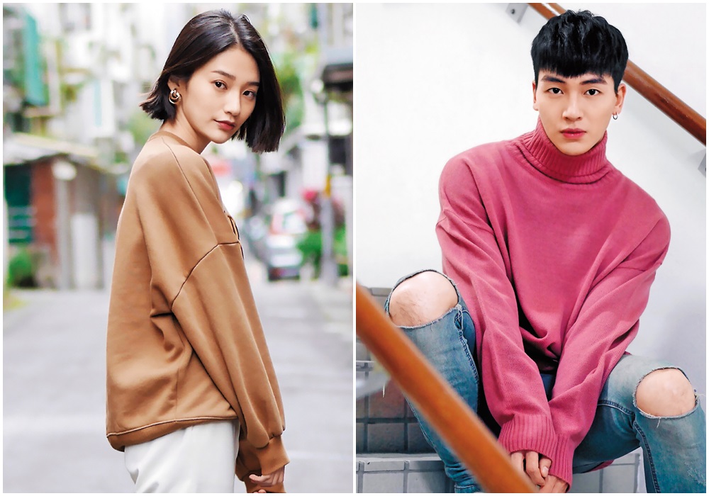 張洛偍長相帥氣,是偶像劇常客,擁有不少女性粉絲;今年22歲的王顗婷皮膚白皙,演出《我的老師叫小賀》人氣漸高。(左圖翻攝自王顗婷臉書;右圖翻攝自張洛偍臉書)