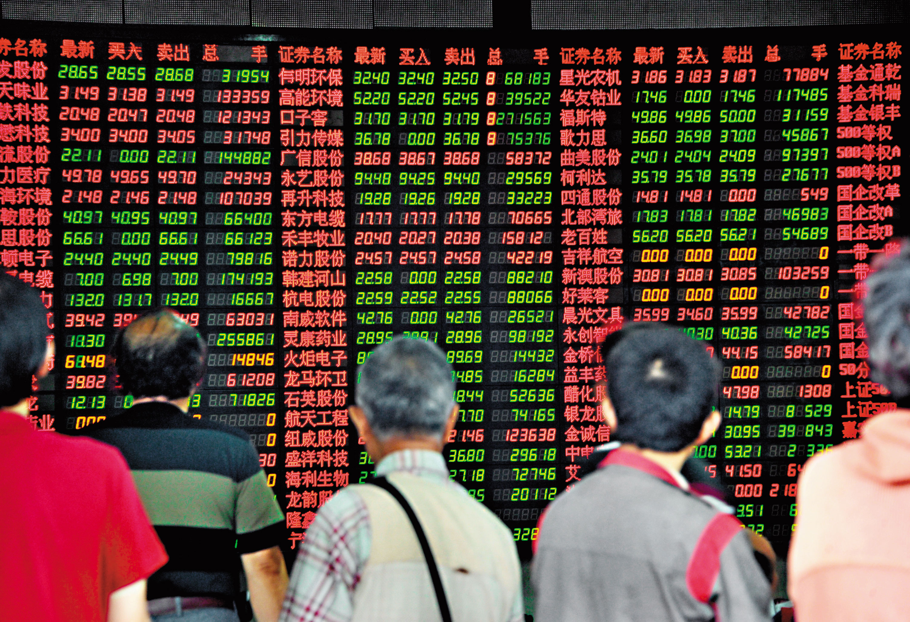 中國A股因貿易戰傳出災情，但若前瞻MSCI題材，下跌反倒是進場好時機。（東方IC）