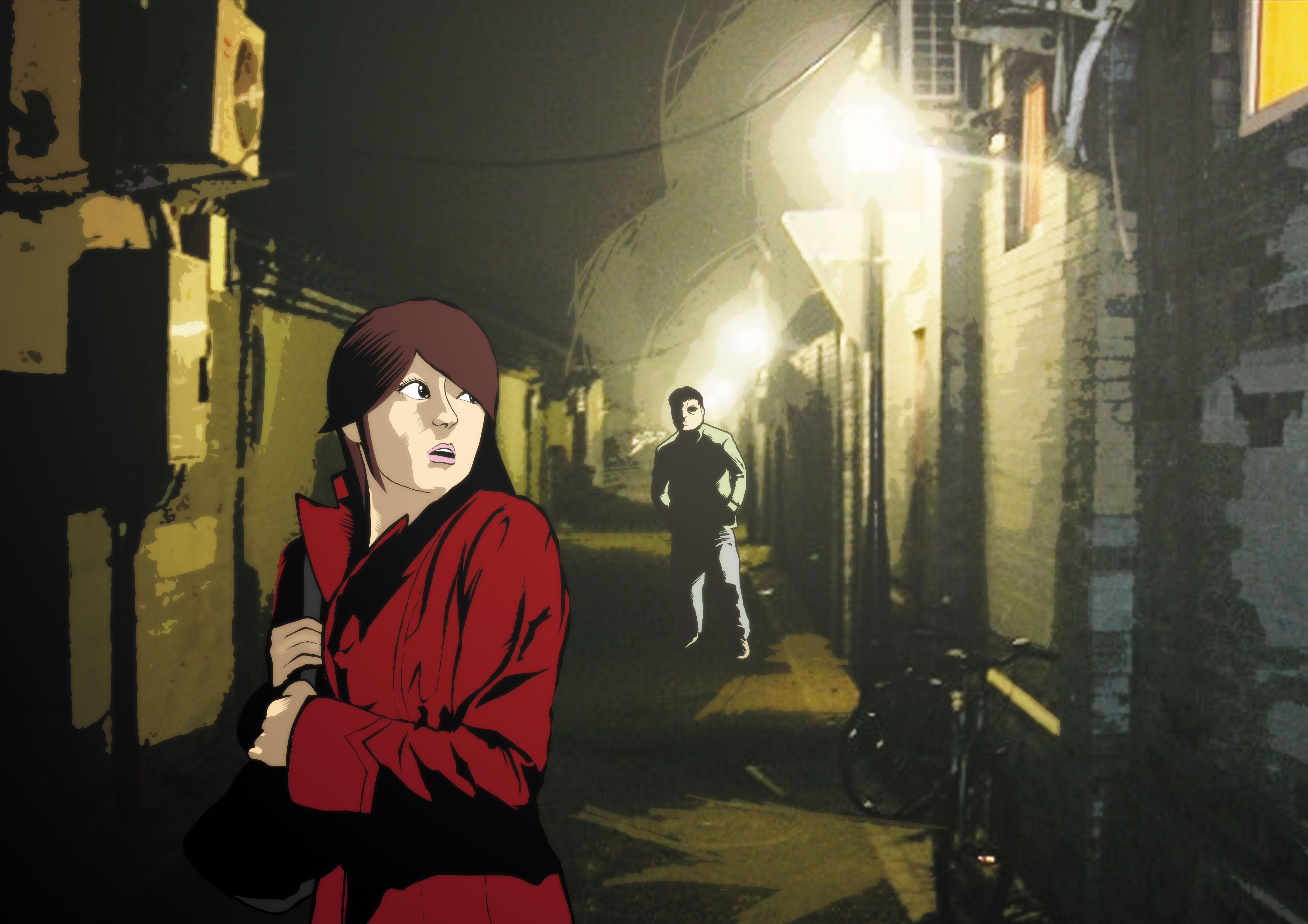 大學之狼挑選新店一帶的民宅，強押女子至頂樓性侵。