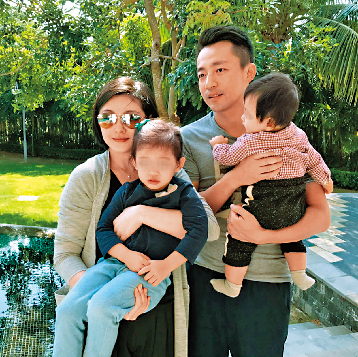 大S和汪小菲結婚8年，育有1子1女，家庭生活美滿。（翻攝自汪小菲微博）