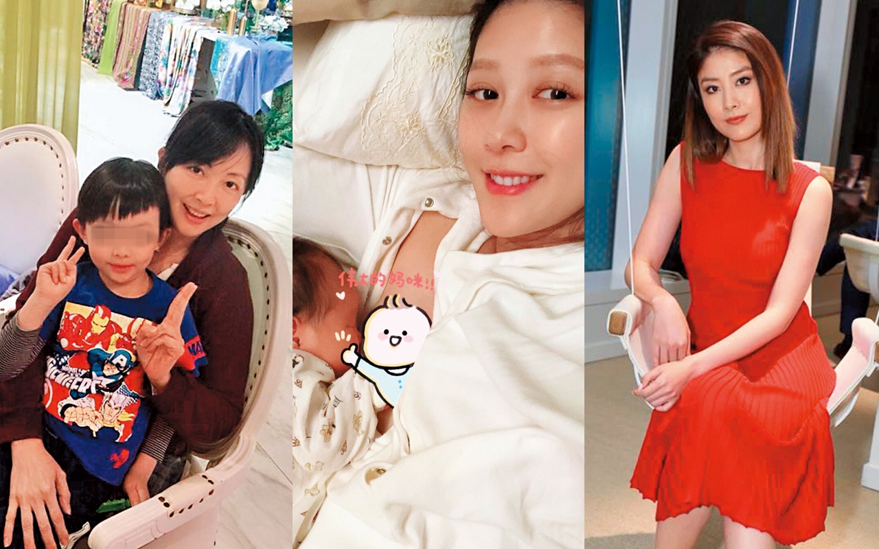 郭昱晴、嚴立婷和陳慧琳都是忍著痛苦生baby。