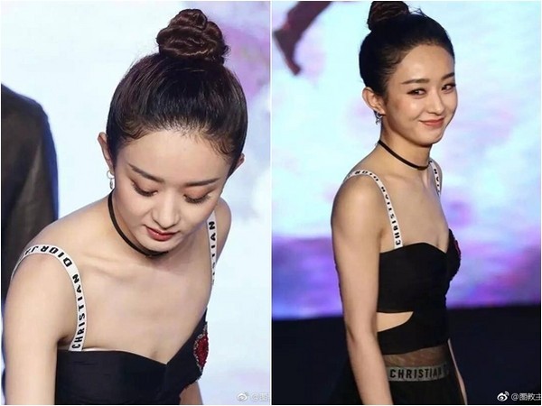 趙麗穎身材太過纖細，瘦到讓粉絲都心疼。（翻攝自微博）