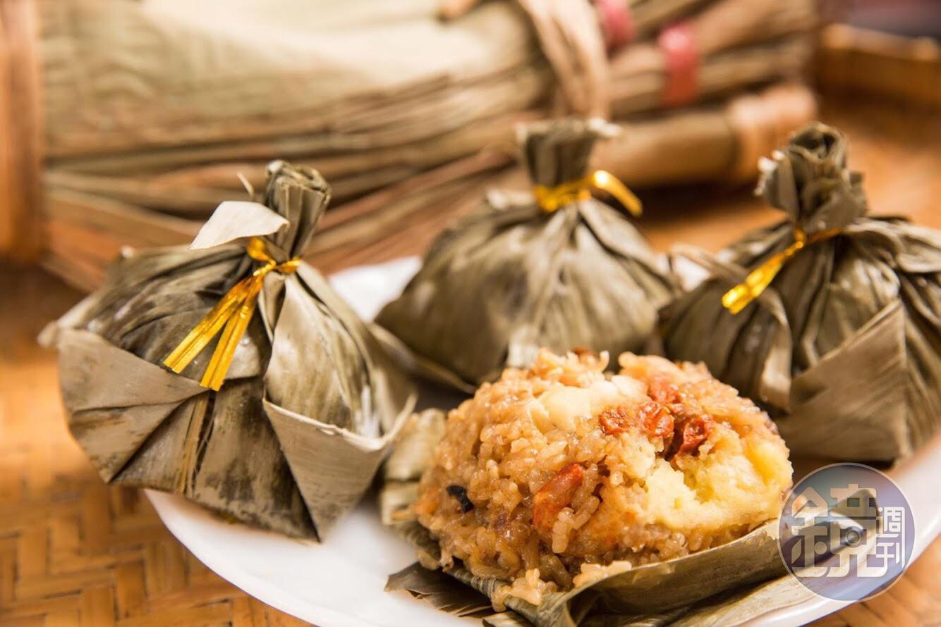 大三元酒樓的干貝蓮香粽滋味迷人，連張忠謀的夫人都會派司機專程來買。（65元/顆）