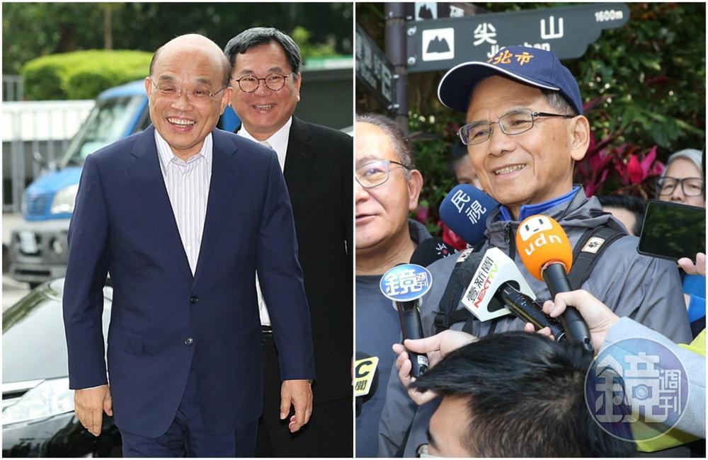 據轉述，蘇貞昌與游錫堃相談甚歡，通話時間約7、8分鐘。