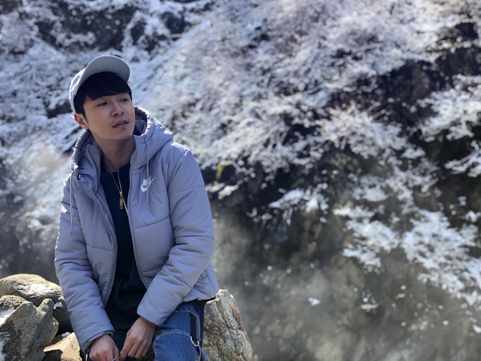 青峰放假心情輕鬆,人也增胖9公斤。(青峰本人提供)