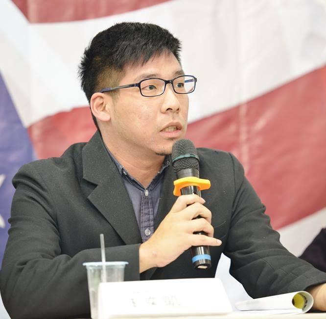 曾參與太陽花學運的王奕凱這次捲土重來,以無黨籍身分再參選士林北投區市議員。(翻攝王奕凱臉書)