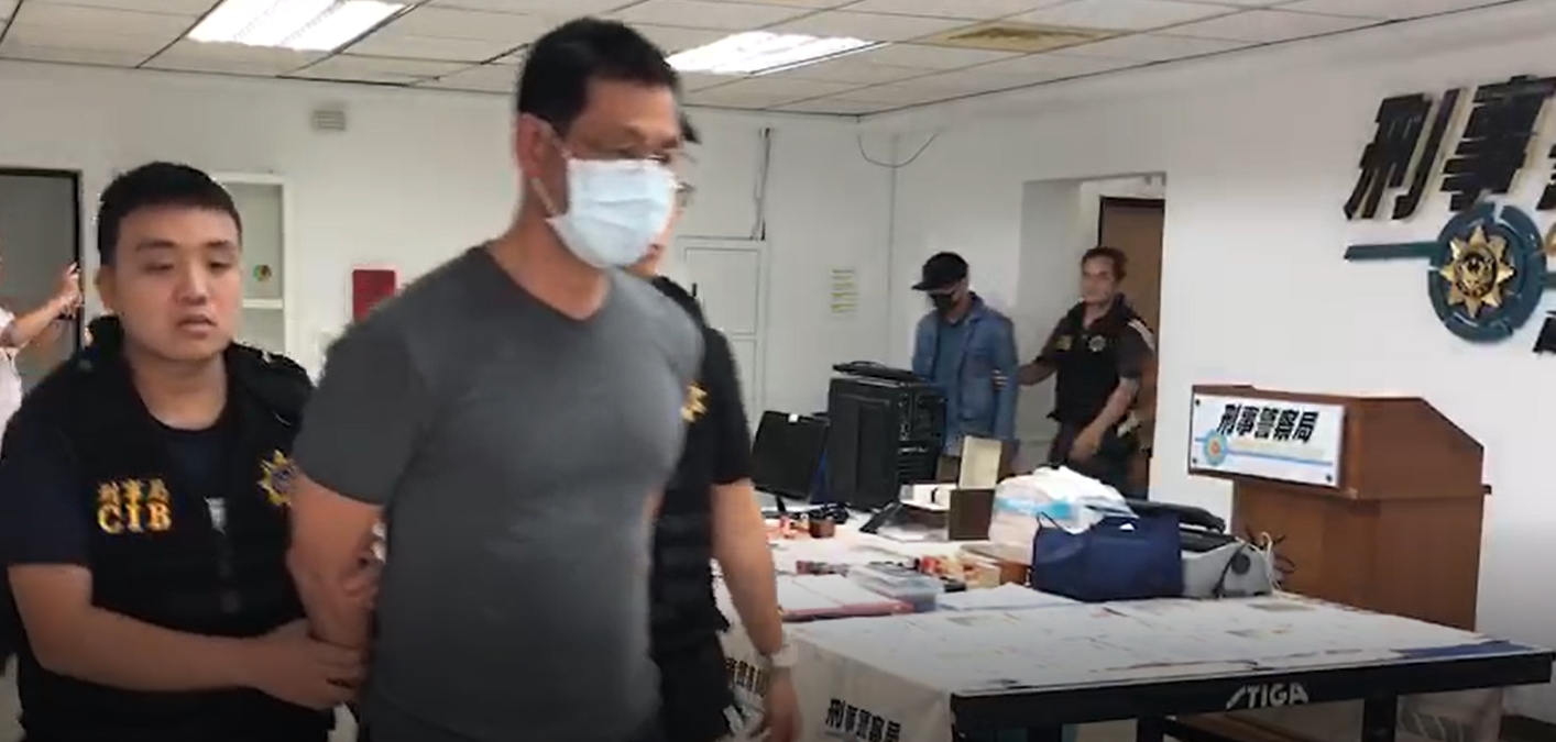 2名主嫌夥同84名共犯,一年來詐領約800萬元。(刑事局提供)