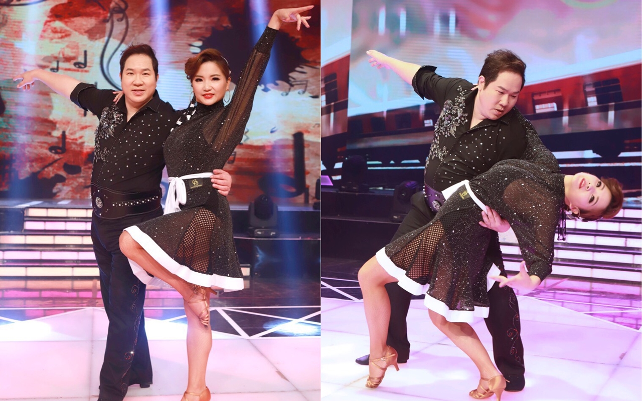 劉爾金跳國標舞有專業水準，為了這次表演，還瘦了兩公斤。（民視提供）