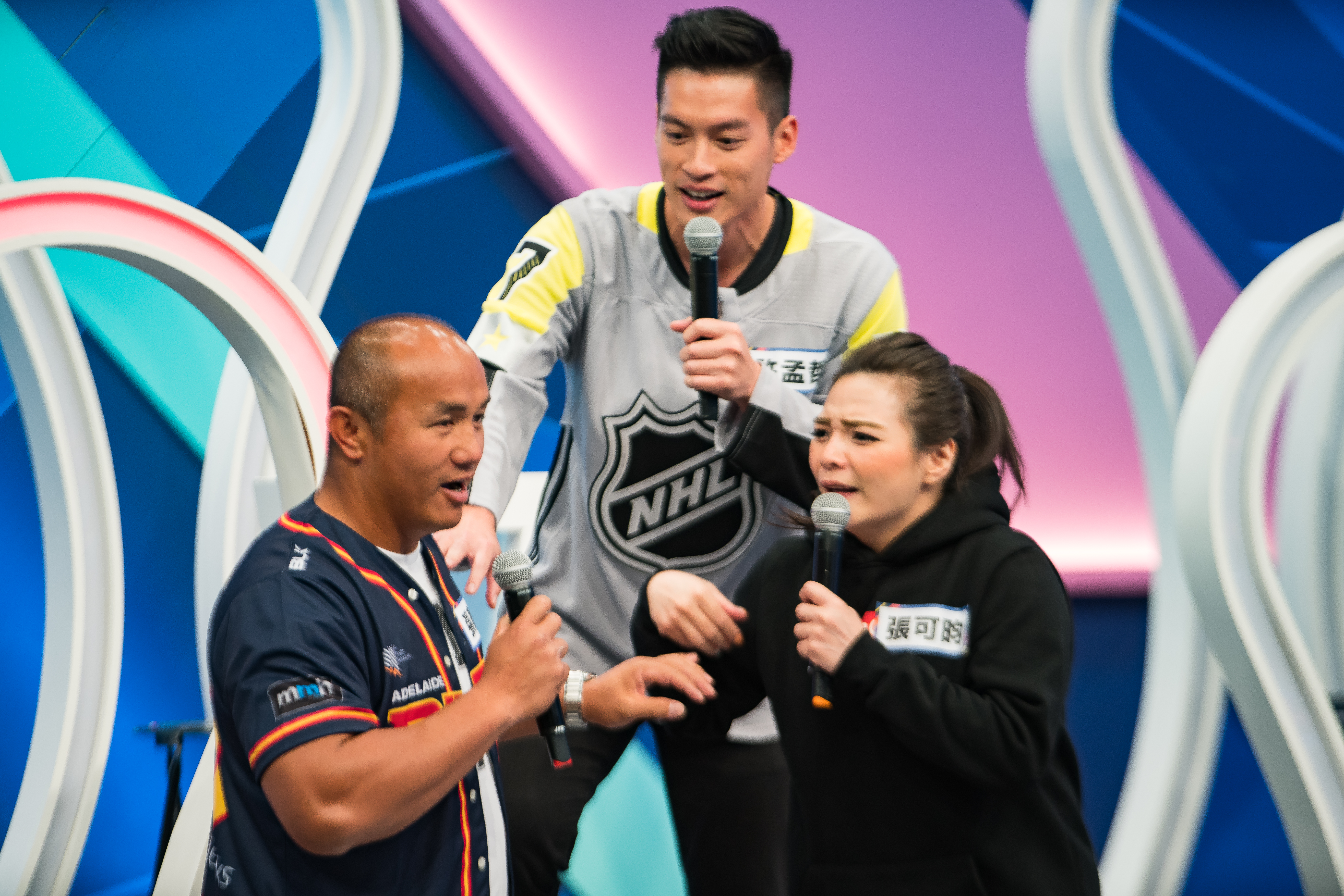 張泰山原來是小甜甜乾哥，說小甜甜很像他們家的人，都圓圓的。（17Media提供）