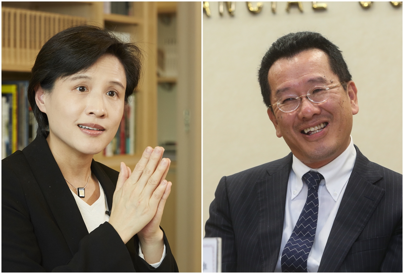 鄭麗君（左）與夫婿沈學榮名下財產暴增超過6億元；顧立雄（右）與妻子王美花去年購入土地2筆與建物7筆。