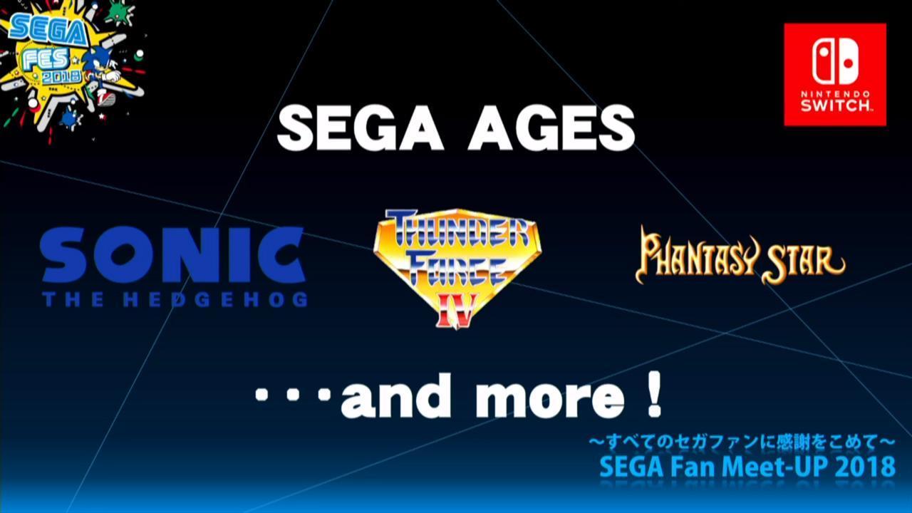 就連 SEGA 也來參一腳,加入 Switch 主機平台囉。(圖片來源:活動轉播截圖)