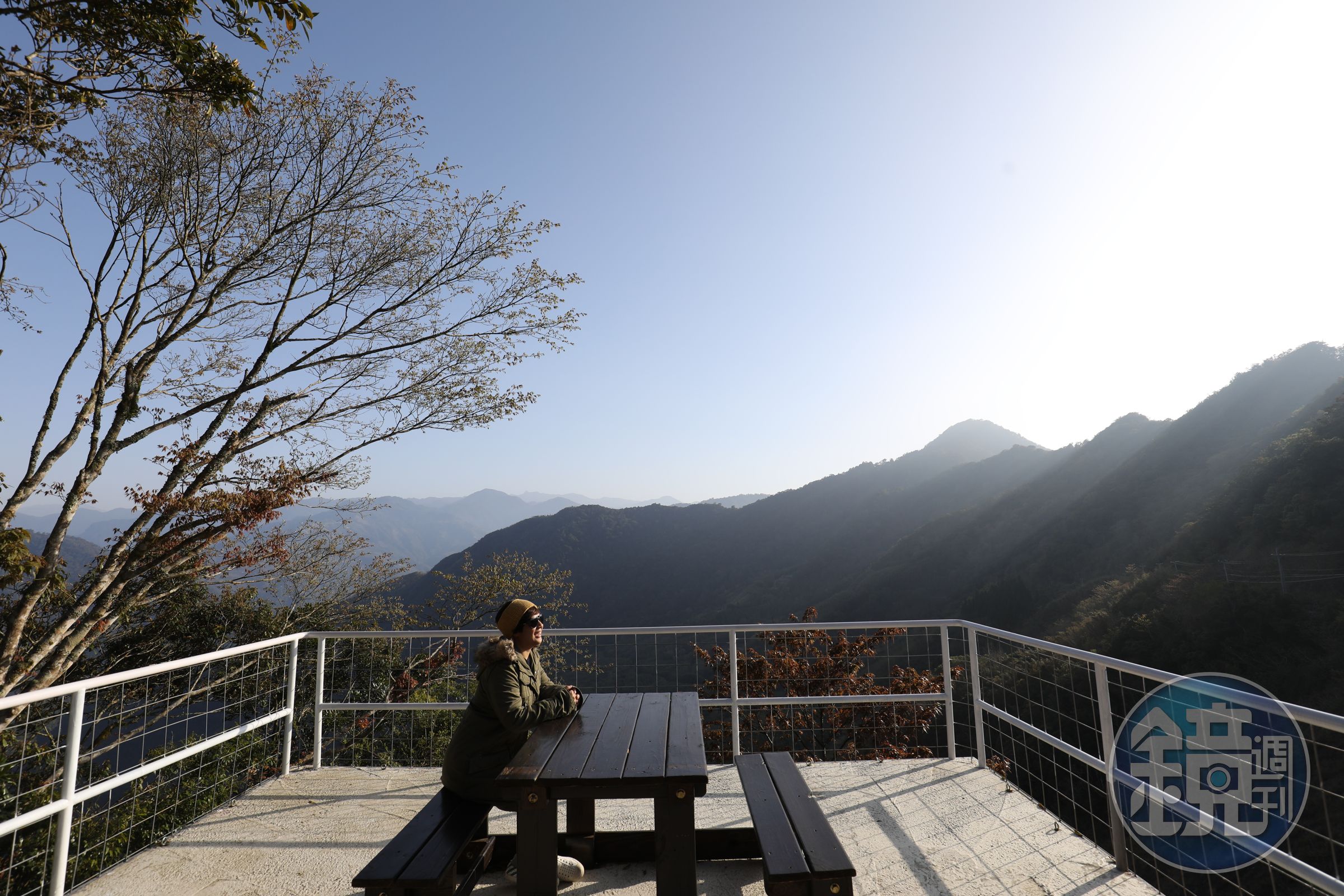 感覺像開在雲端上的民宿，是通往司馬庫斯必經之地，卻沒有太多旅客來訪。