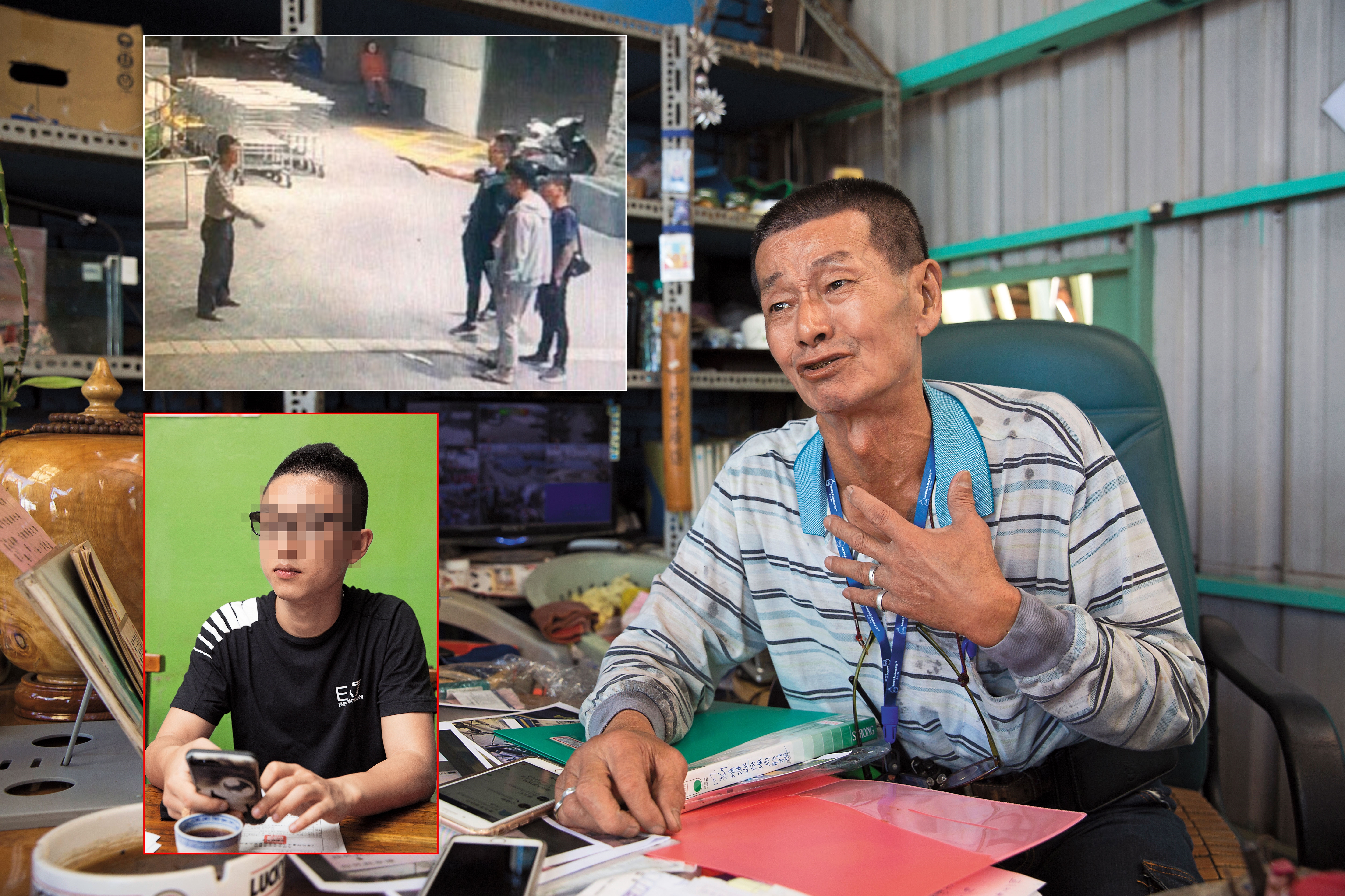 【企業奪產械鬥】伯姪賣場濺血互砍　彈珠汽水董娘衰中招