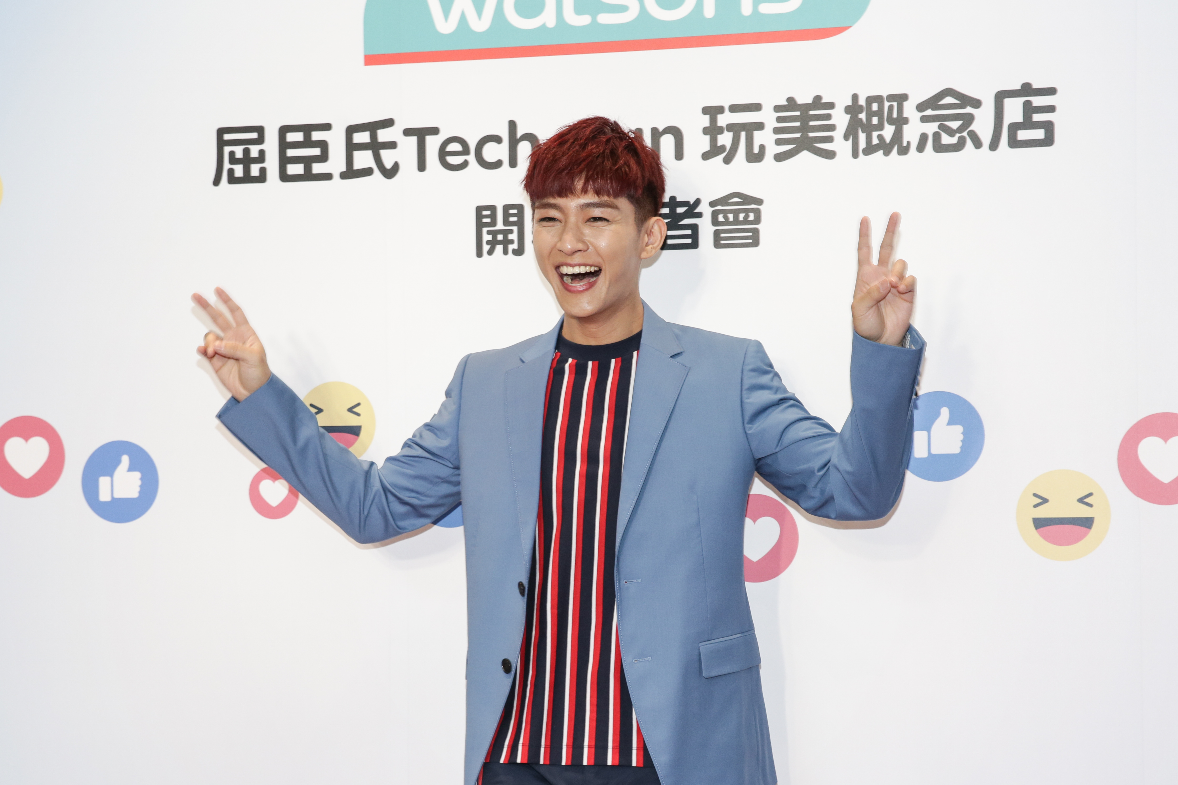 炎亞綸推出新的LINE貼圖，自嘲翻白眼超厲害。