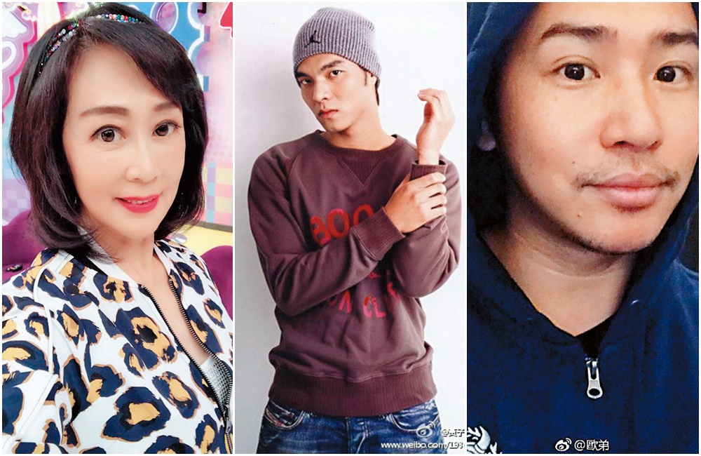 粘嫦鈺（左起）、黃子齊和歐漢聲都曾因為爆料而惹禍上身。