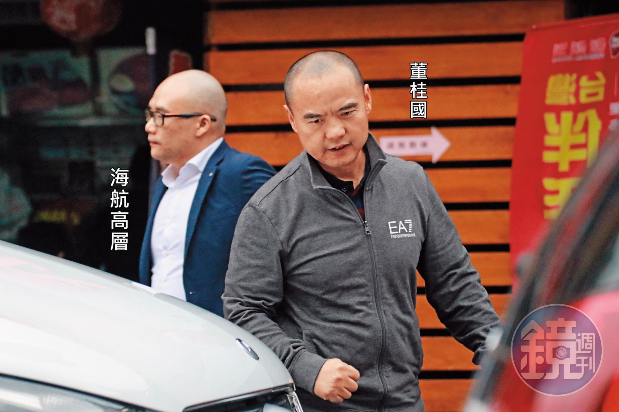 中國海航集團旗下的海航商業控股公司董事長董桂國等一行6人，上週六飛抵台灣考察。