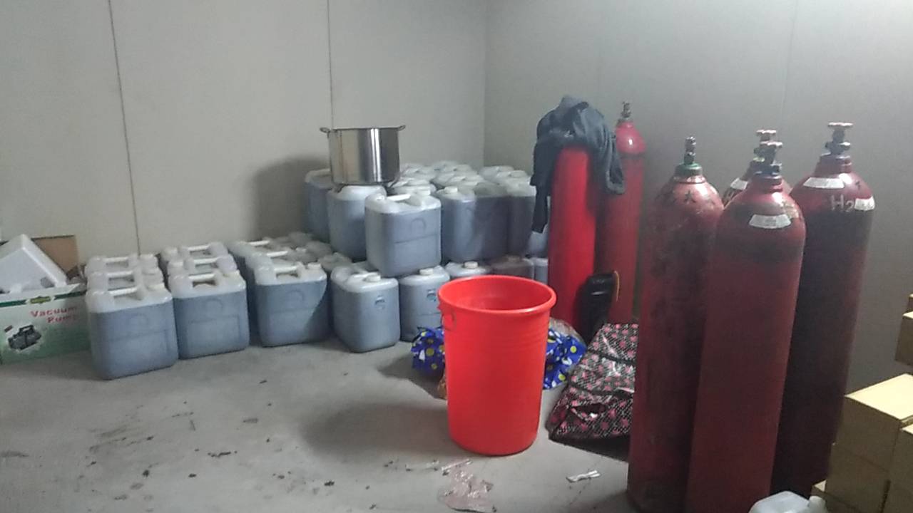 製毒工廠設備齊全，具可產製高質量的安非他命。（警方提供）