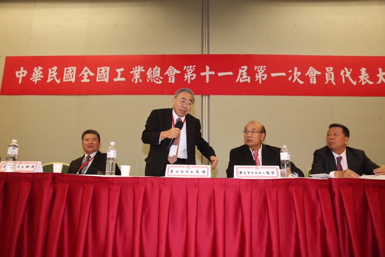 王文淵順利接掌工總理事長，他指出未來最重要的工作就是持續為產業發聲。