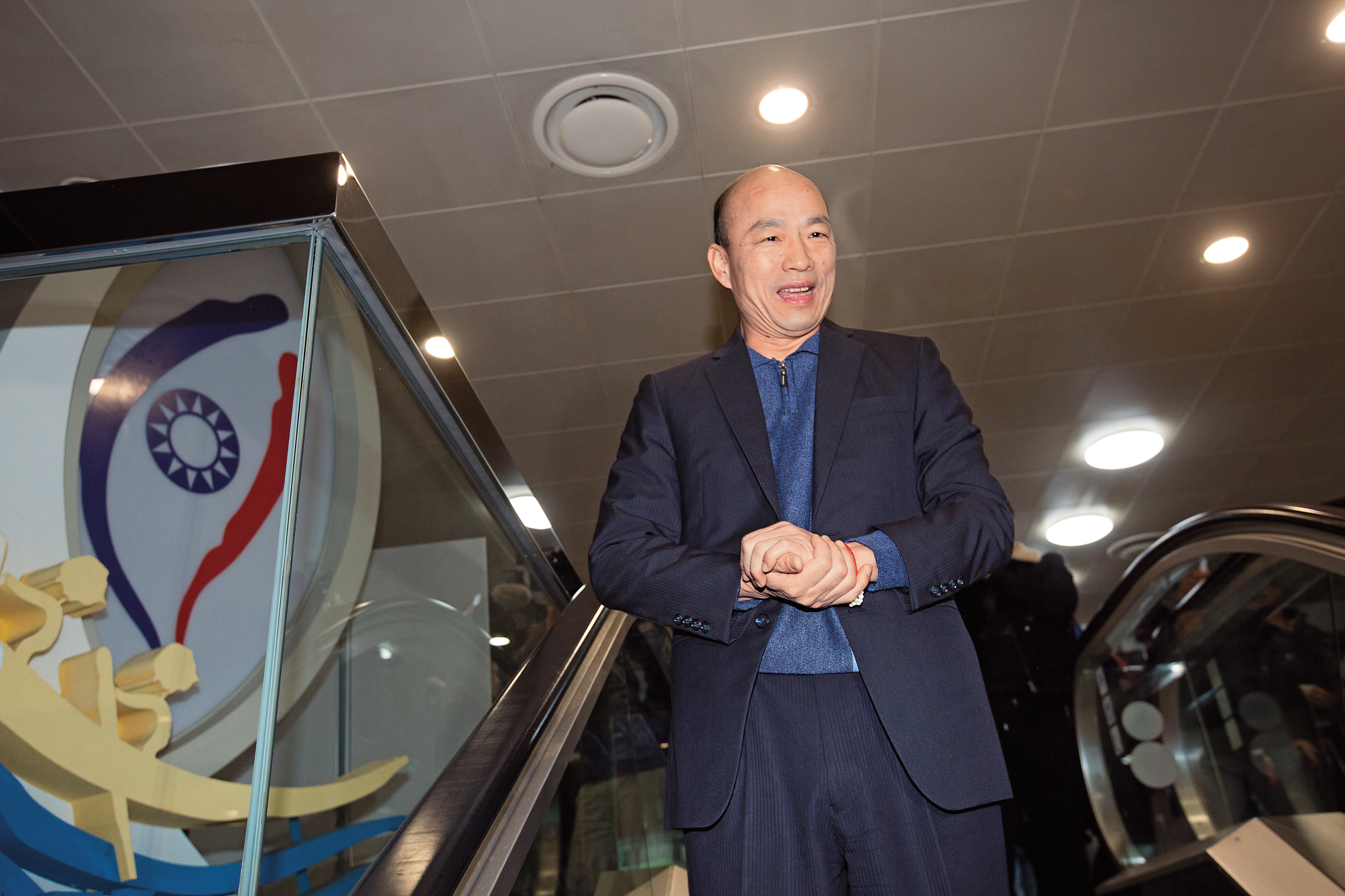 表態參選高雄市長的韓國瑜(圖)日前曾邀侯友宜幫忙站台,侯欣然答應,且認為2人應可擦出不少選戰話題。