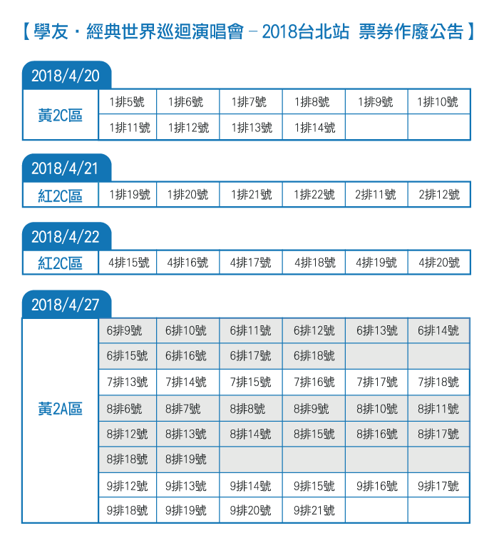 拓元售票系統於臉書貼出公告,宣布遺失的票券作廢。(翻攝自網路)