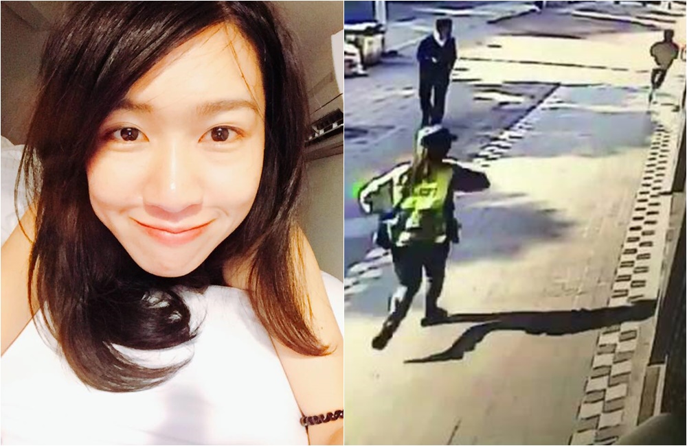 手刀擒毒蟲的大安分局敦化南路派出所警員劉璧綾一夕暴紅。(左圖翻攝劉璧綾臉書)