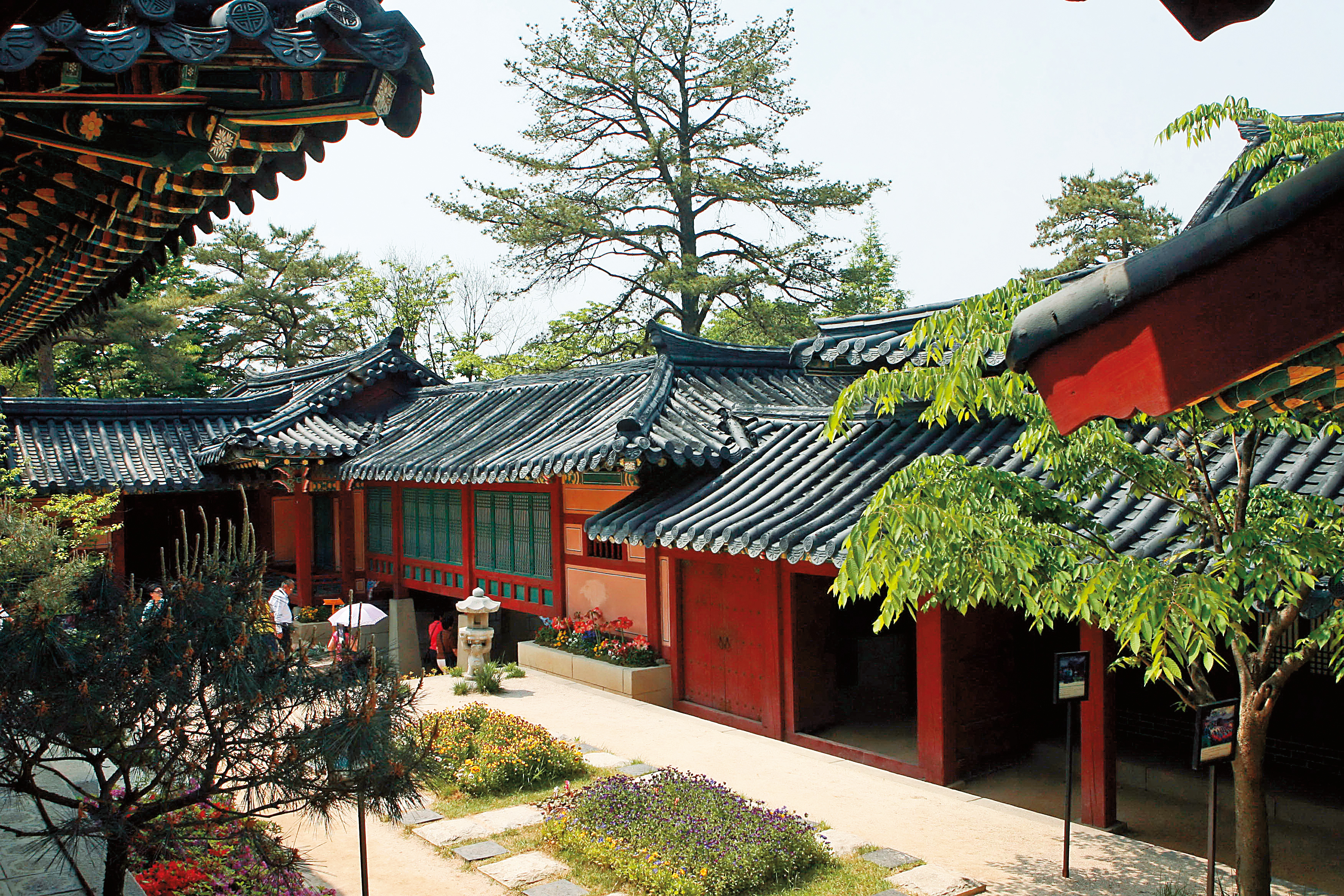 《大長今》位於韓國京畿道楊州市MBC文化公園內的拍攝場景,吸引大量劇迷前往朝聖。(東方IC)